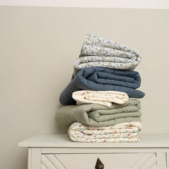 LD  Quilted Reversible Blanket 100x140cm