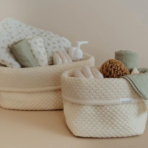 LD Storage Basket Knitted Large