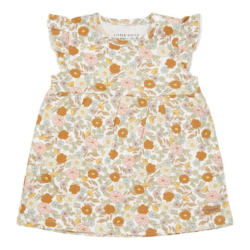 LD Ruffle  Sleeveless Dress Printed- 62