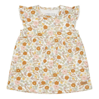 LD Ruffle  Sleeveless Dress Printed- 62