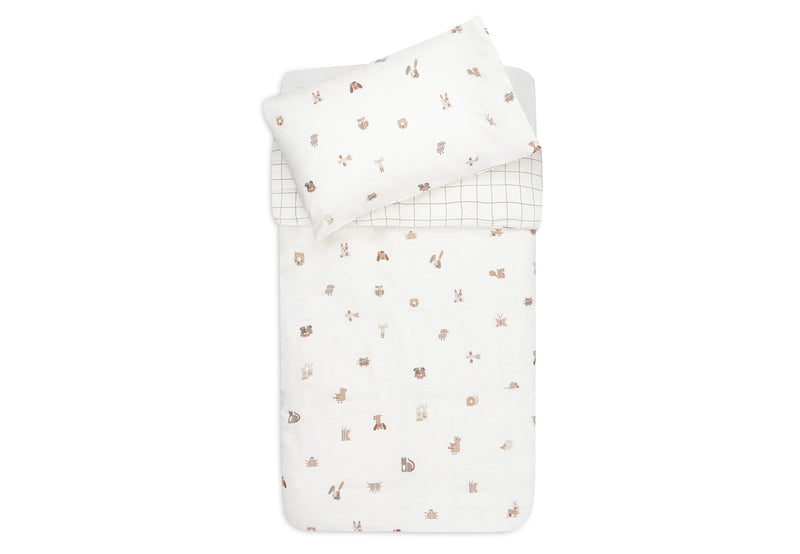 Duvet Set 100x140cm Animal Friends