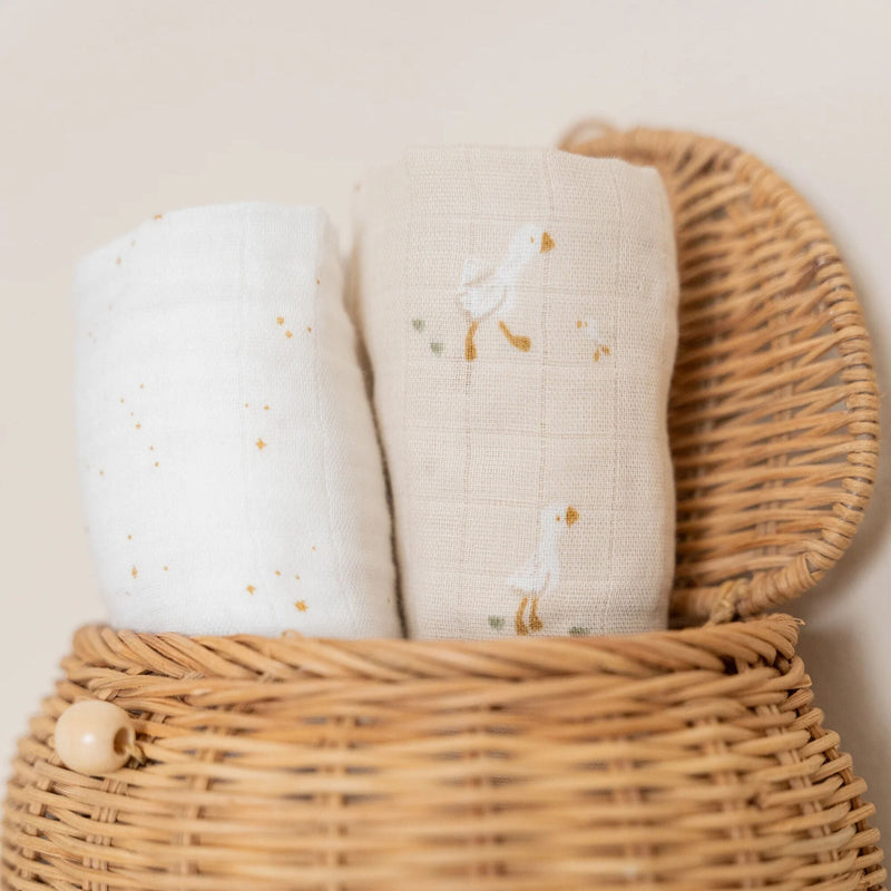 LD Swaddle 70x70cm Pure