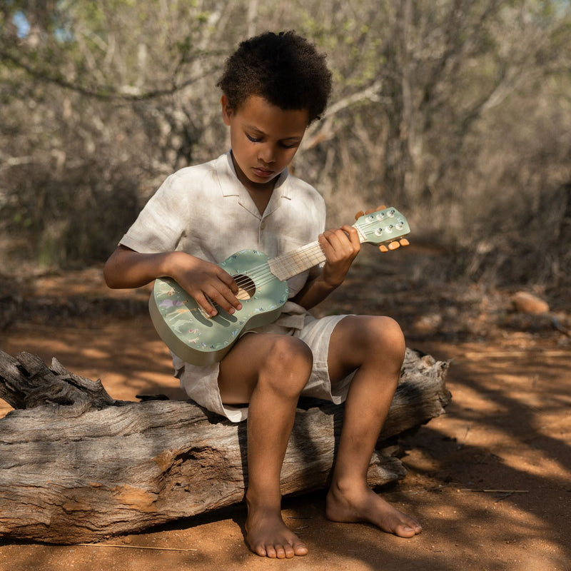 LD Wooden Guitar Safari Friends Green