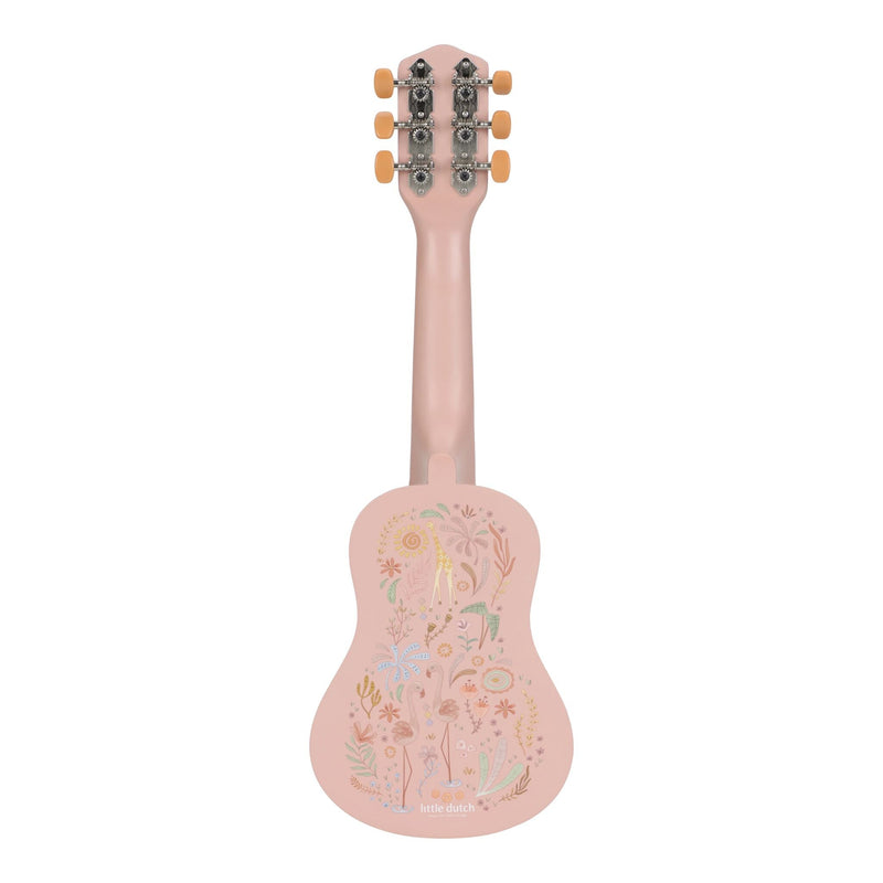LD Wooden Guitar Safari Friends Pink