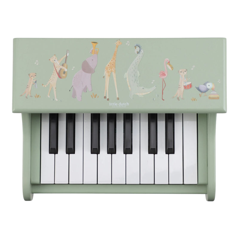 LD Wooden Piano Safari Friends Green