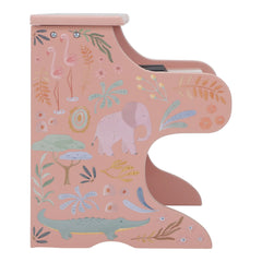 LD Wooden Piano Safari Friends Pink