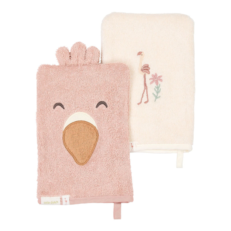 LD Washcloth Set Flamingo