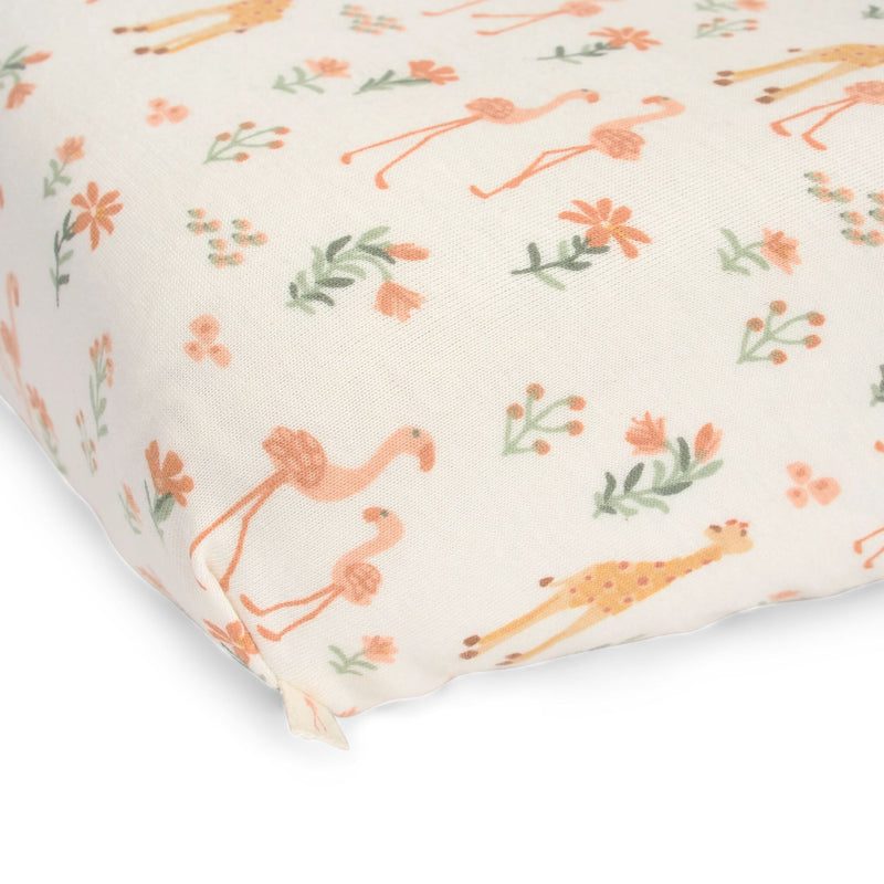 LD Fitted Sheet Safari Blooming Rose
