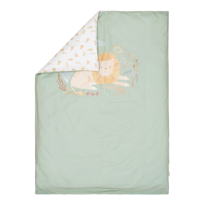 LD Duvet Cover Safari Leo Green