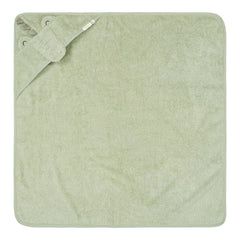 LD Hooded Towel Green Crocodile