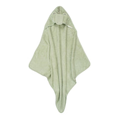 LD Hooded Towel Green Crocodile