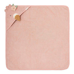 LD Hooded Towel Rose Flamingo