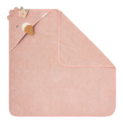LD Hooded Towel Rose Flamingo