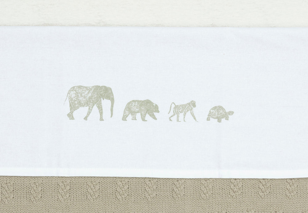 Flat Sheet 120x150cm Animals