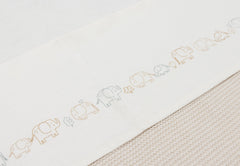 Cot Sheet Elephant Tales 120x150cm