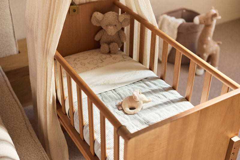 Cot Sheet Elephant Tales 120x150cm