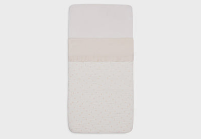 Sheet Ruffle Natural 75x 100 CM