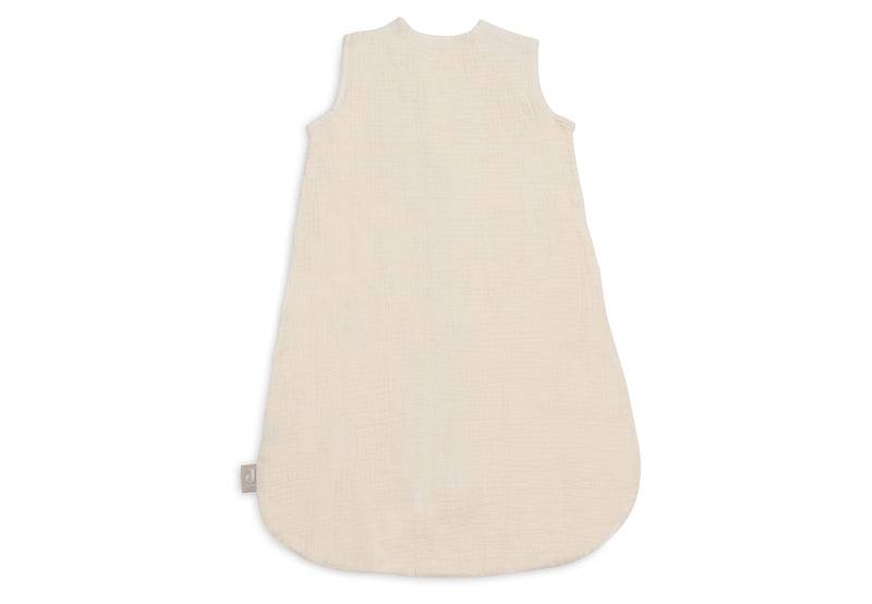 Jollein newborn muslin sleeping bag Oatmeal back