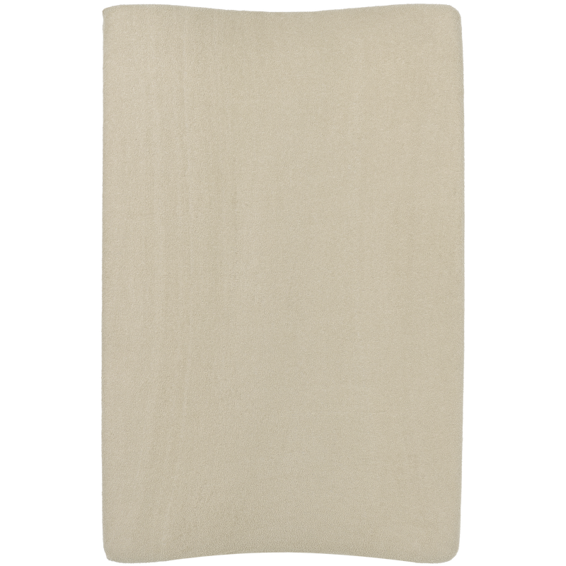 Meyco Sand terry changing pad cover, top view