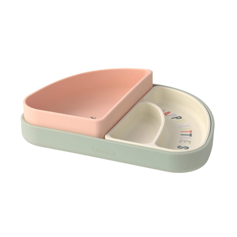 Silicone Section Dish Set 3pc