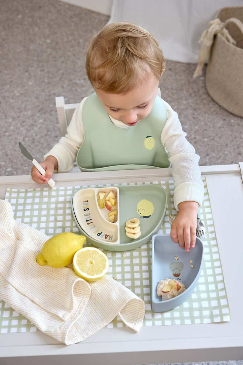 Silicone Section Dish Set 3pc