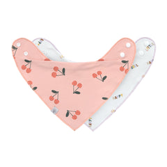 Bandana Bib 2pc Happy Fruits