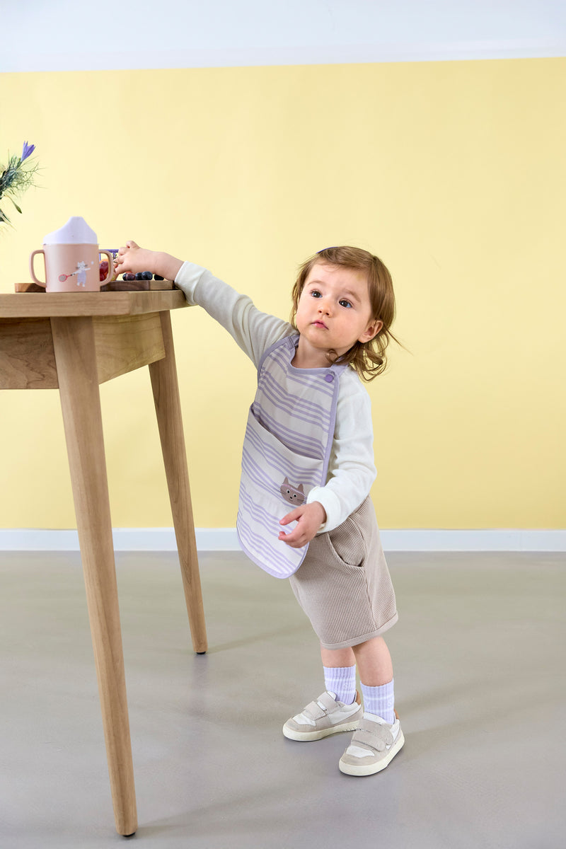 Medium Drop Bib With Pocket