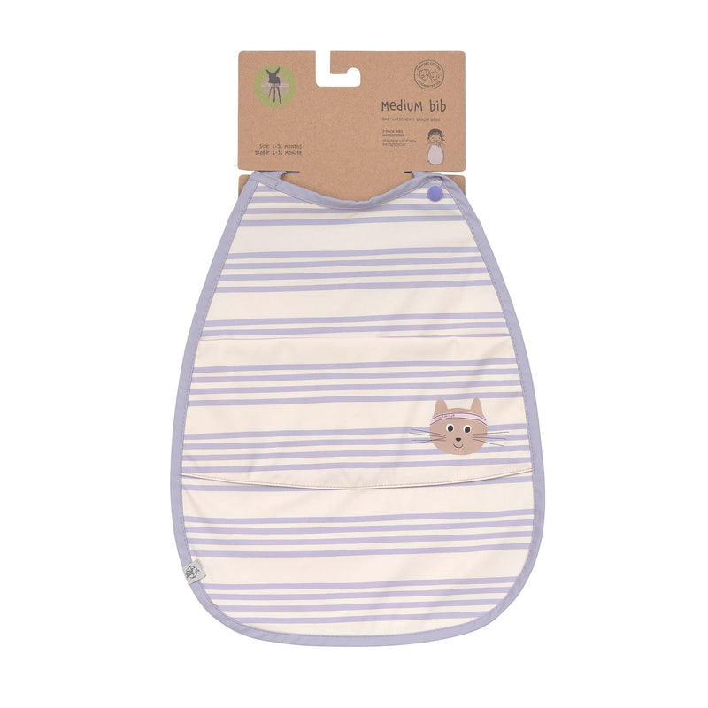 Medium Drop Bib With Pocket