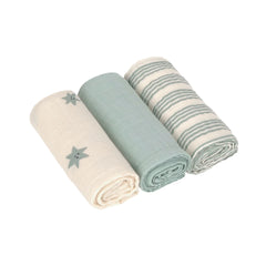 Swaddle & Burp Blanket Medium 3pc