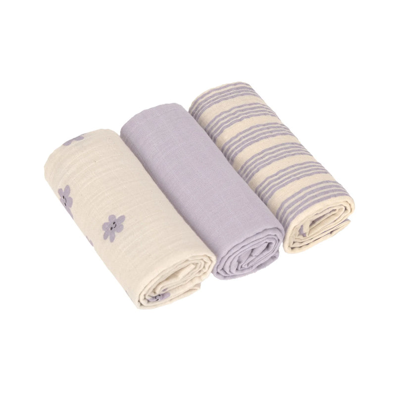 Swaddle & Burp Blanket Medium 3pc