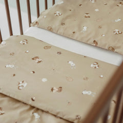 Duvet Set Forest Animal Sand 100x135