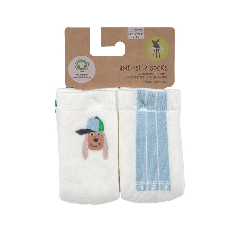 Anti- Slip Socks 2pc 1-2y (19-22)