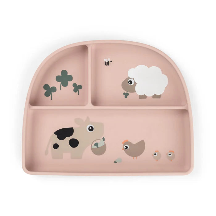 Stick&Stay Compartment Plate Tiny Farm
