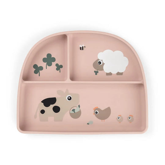Stick&Stay Compartment Plate Tiny Farm