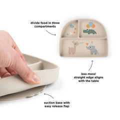 Stick& Stay Compartment Plate Celebration