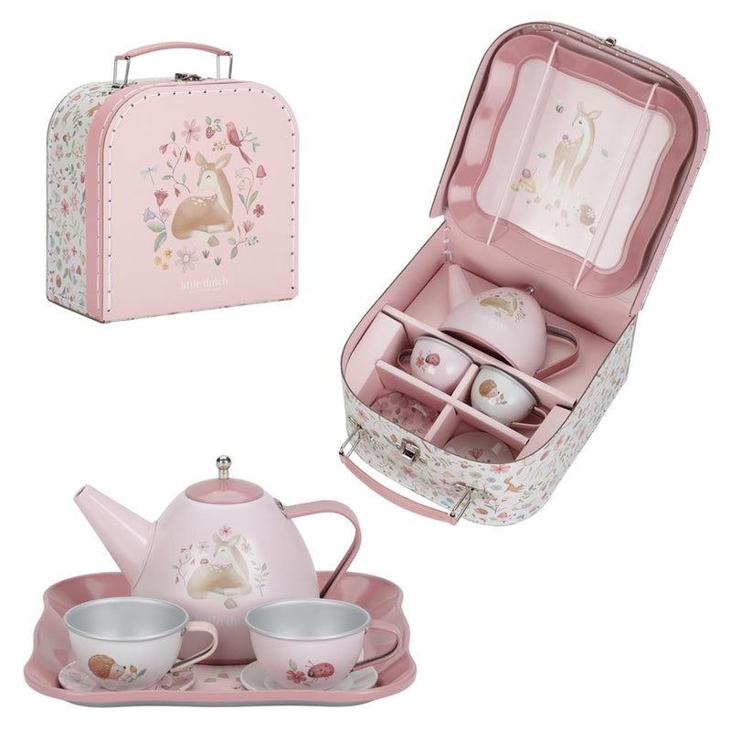 LD Fairy Garden Tea Set In Suitcase