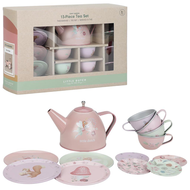 LD 13 Piece Tea Set Fairy Garden