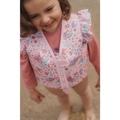 Little Dutch swim vest Dreamy Mermaid at the beach
