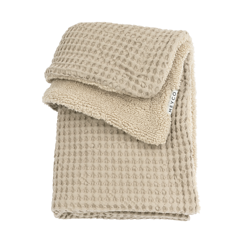 Blanket Waffle Teddy 75 x 100 cm