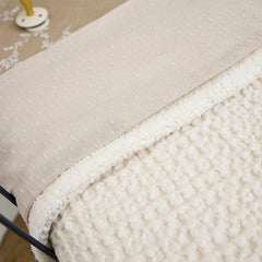Blanket Waffle Teddy 75 x 100 cm