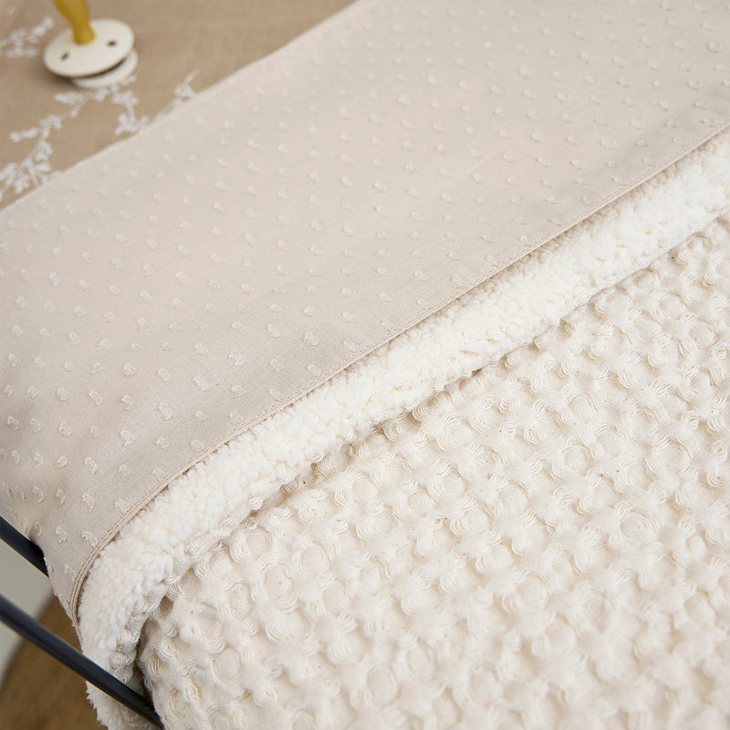 Blanket Waffle Teddy 75 x 100 cm