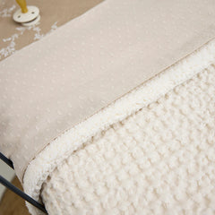 Blanket Waffle Teddy 100x150cm