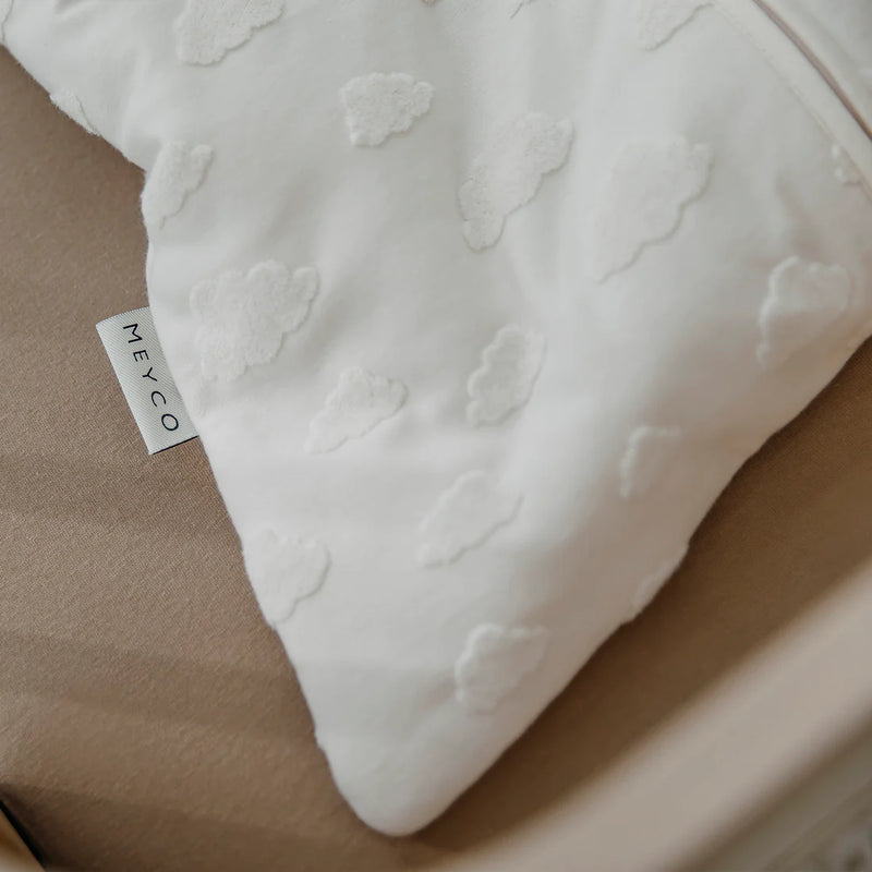 Sleepingbag Detachable Jacquard 90cm- Clouds Natural