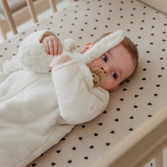 Sleepingbag Detachable Jacquard 90cm- Clouds Natural