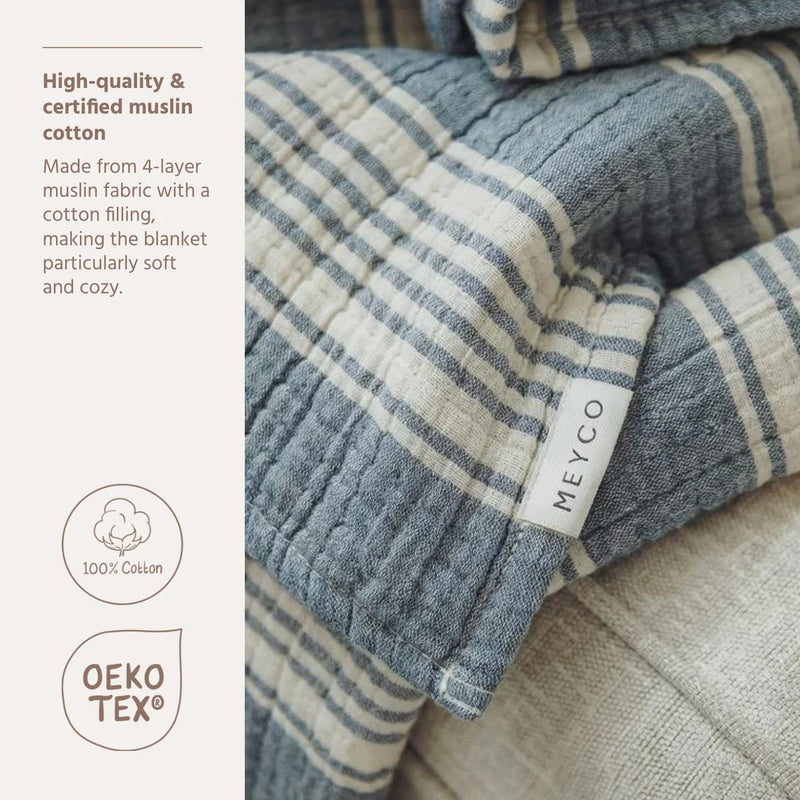 Blanket Pre-Washed Muslin Jacquard 75x100