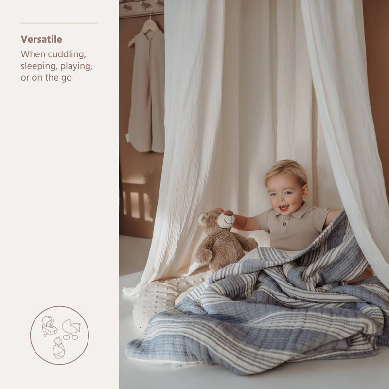 Blanket Pre-Washed Muslin Jacquard 75x100