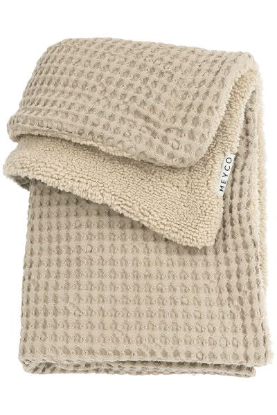 Blanket Waffle Teddy 100x150cm