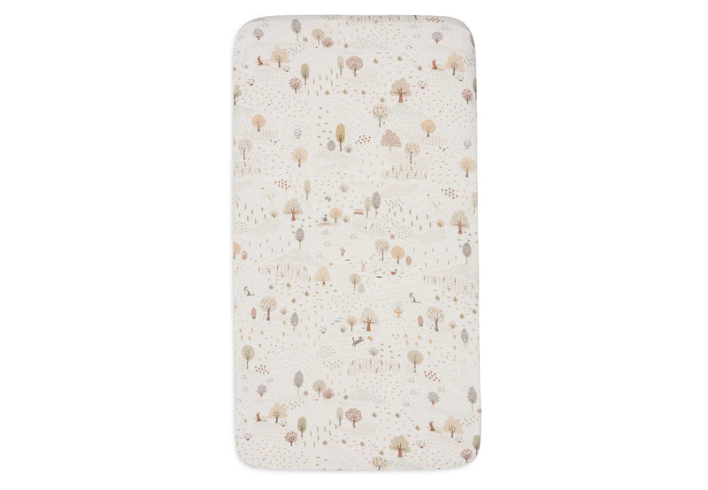 Jollein Fitted Sheet Jersey  60 x 120 cm Print