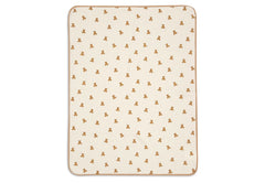 Blanket Little Waffle Mini Teddy Bear 100x75cm