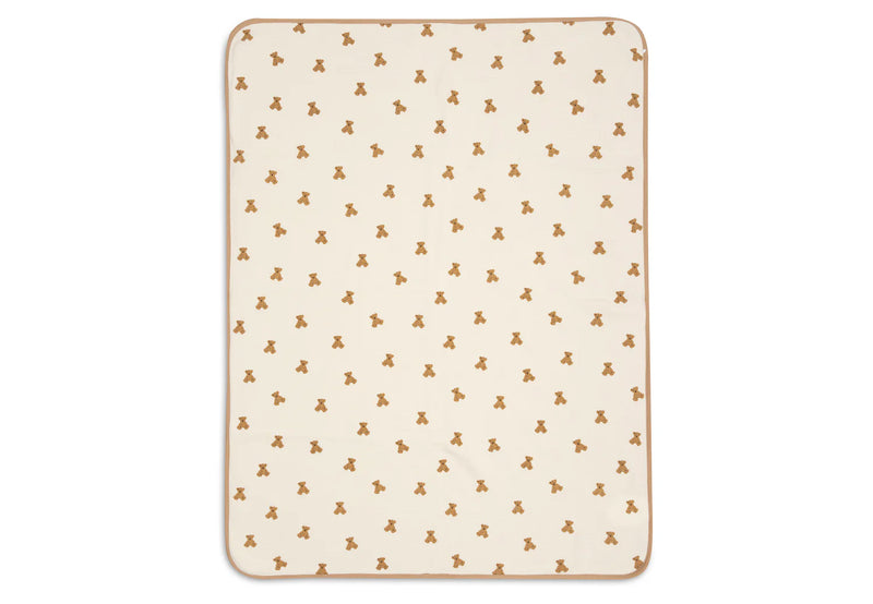 Blanket Little Waffle Mini Teddy Bear 100x75cm